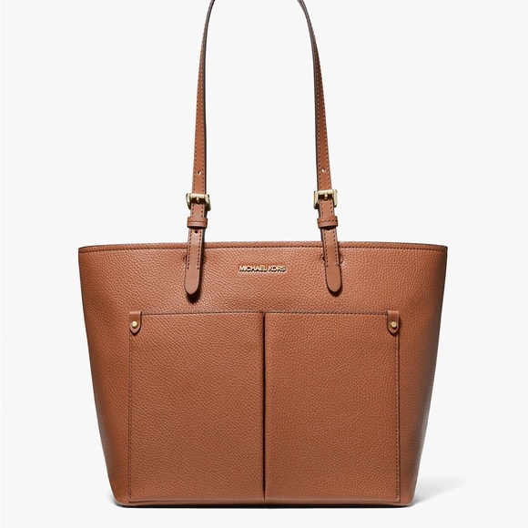 Michael Kors Women's Leather Jet Set Travel Tote Bag Purse NEW - Picture 1 of 12